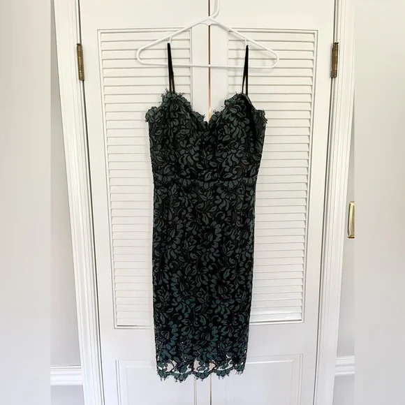 eliza j lace dress green NEW Eliza J Women's Malta Printed Shift Dress Green Lace Sleeveless 14